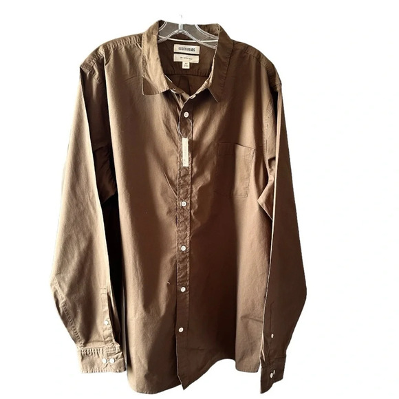 NWT Men’s Linen & Cotton Button-Up Shirt XLT - Picture 5 of 10